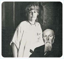 Николай и Елена  Рерих