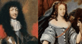 Людовик XIV и Луиза де Лавальер