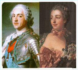 Людовик XV и де Помпадур